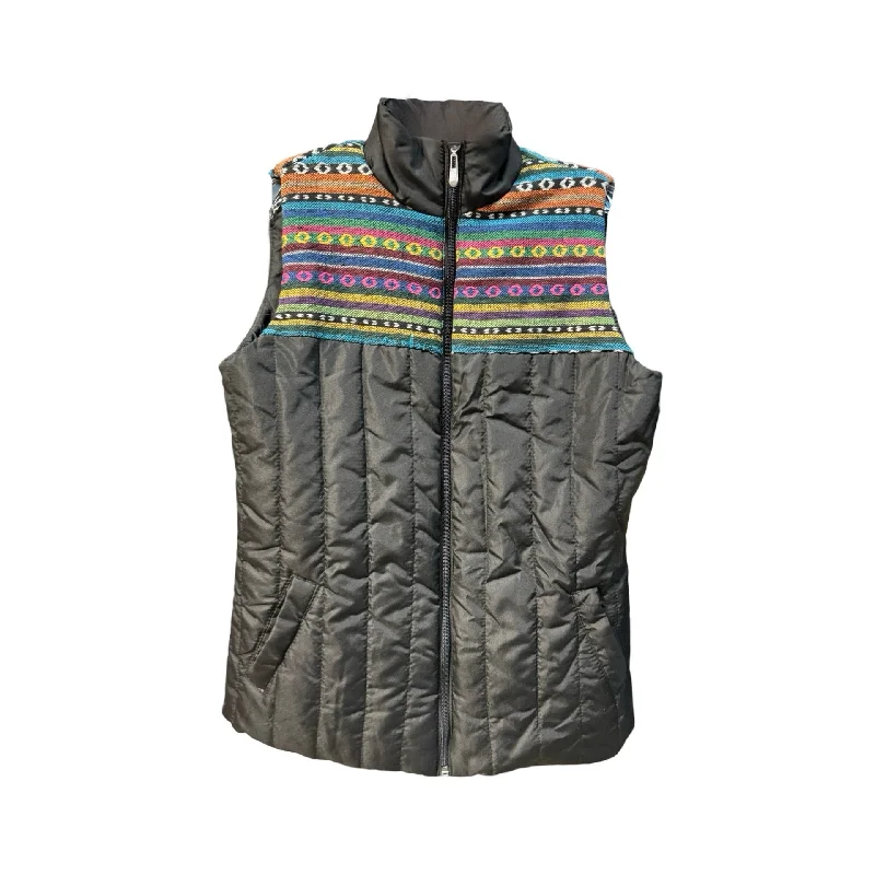 Black Vest Puffer & Quilted Mountain Lake, Size S