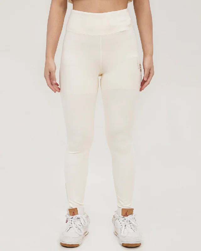 NBA CHICAGO BULLS NEUTRAL WOMEN'S JERSEY LEGGING (EGGSHELL) NBA CHICAGO BULLS NEUTRAL WOMEN'S JERSEY LEGGING (EGGSHELL)
