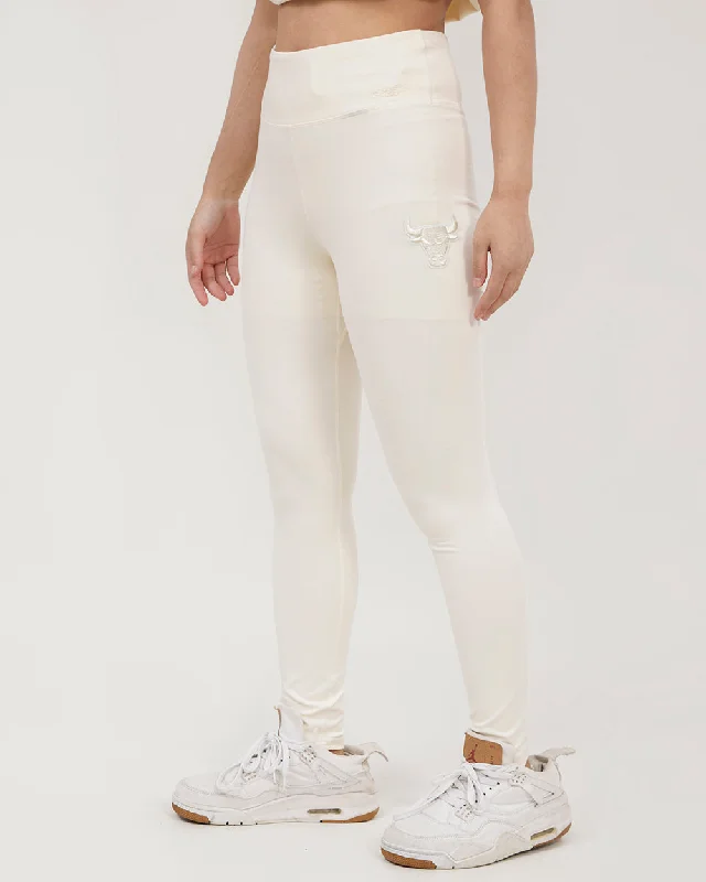 NBA CHICAGO BULLS NEUTRAL WOMEN'S JERSEY LEGGING (EGGSHELL) NBA CHICAGO BULLS NEUTRAL WOMEN'S JERSEY LEGGING (EGGSHELL)