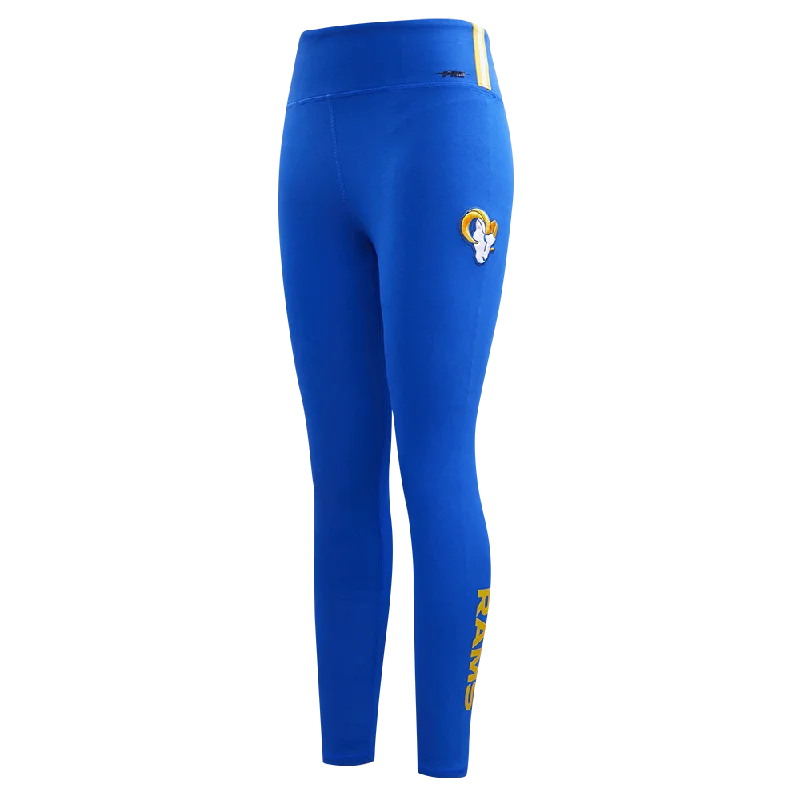 NFL LOS ANGELES RAMS CLASSIC WOMEN'S JERSEY LEGGING (ROYAL BLUE)