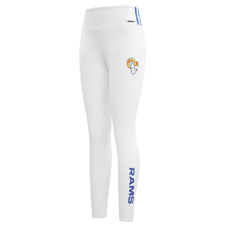 NFL LOS ANGELES RAMS CLASSIC WOMEN'S JERSEY LEGGING (WHITE)