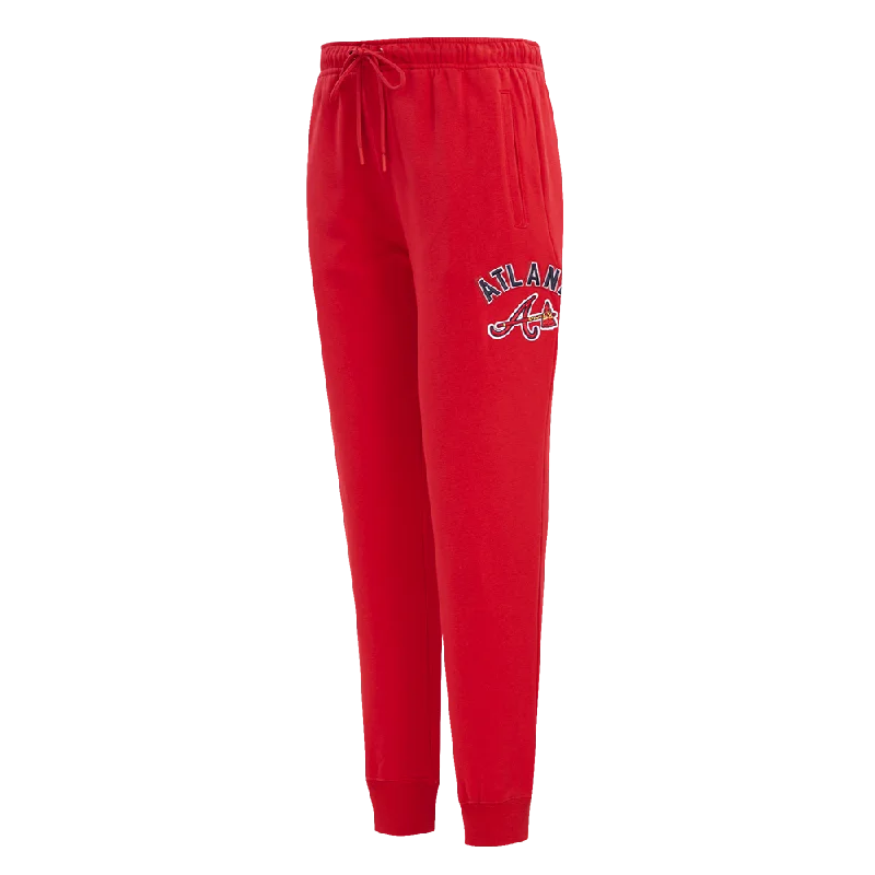 MLB ATLANTA BRAVES CLASSIC WOMEN'S SWEATPANT (RED)