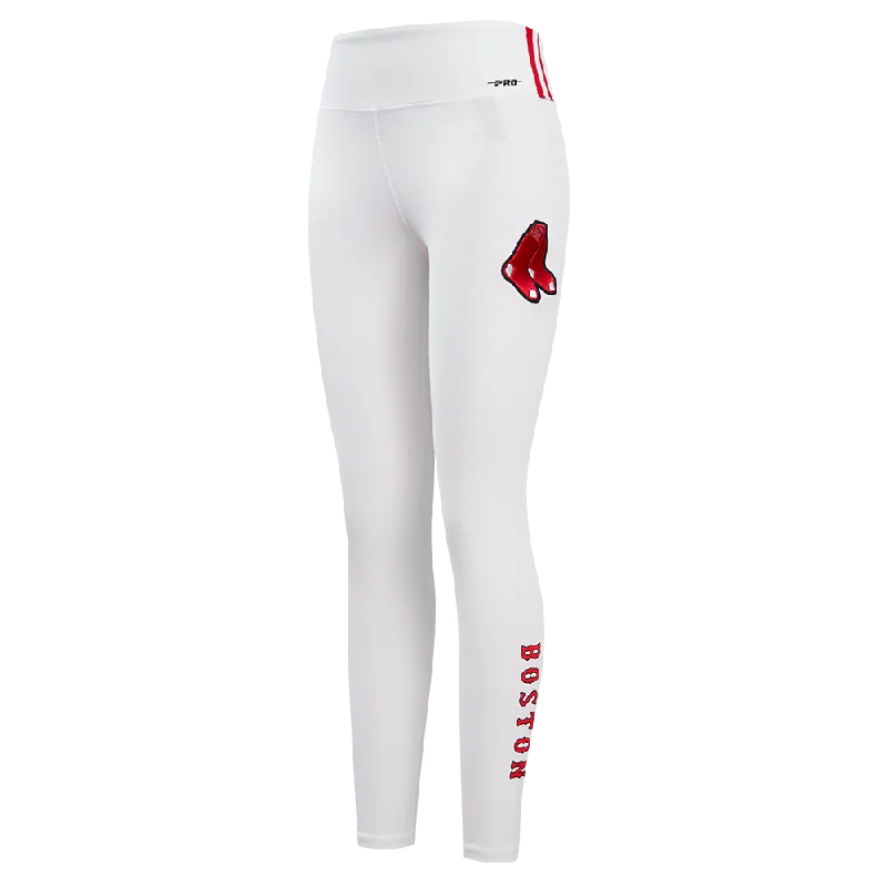 MLB BOSTON RED SOX CLASSIC WOMEN'S JERSEY LEGGING (WHITE)