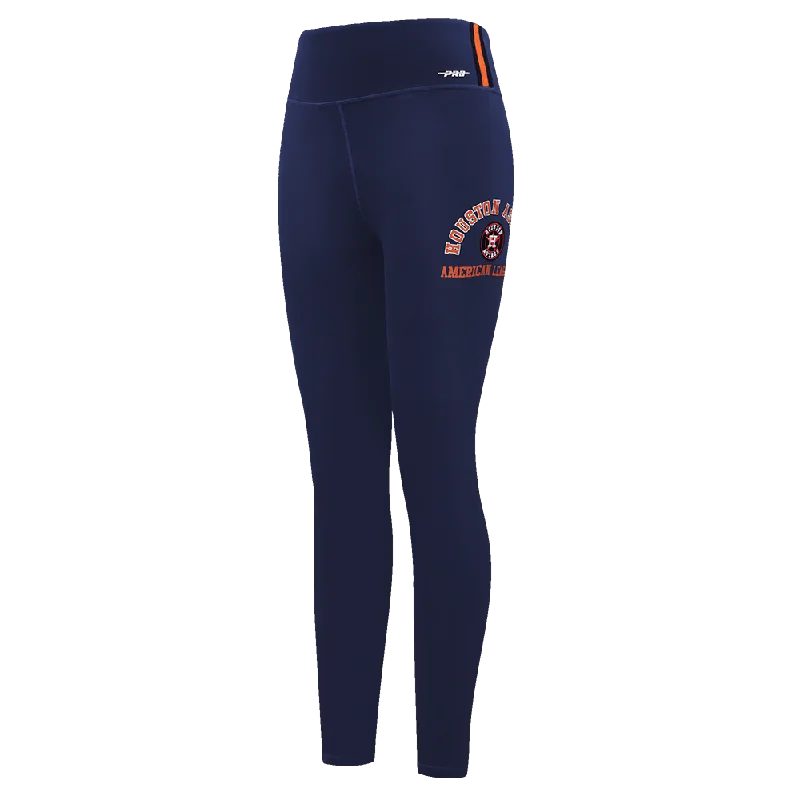 MLB HOUSTON ASTROS AREA CODE WOMEN'S HW JERSEY LEGGING (MIDNIGHT NAVY)