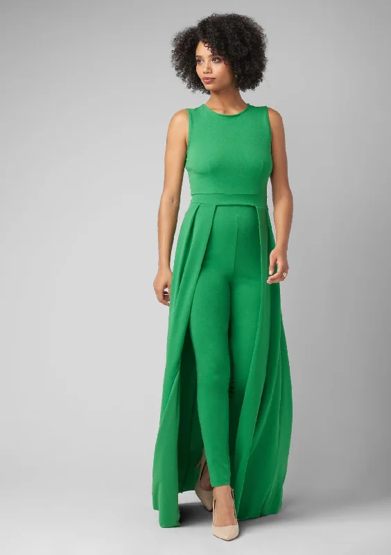 Tall Milan Jumpsuit With Skirt Overlay Tall Milan Jumpsuit With Skirt Overlay
