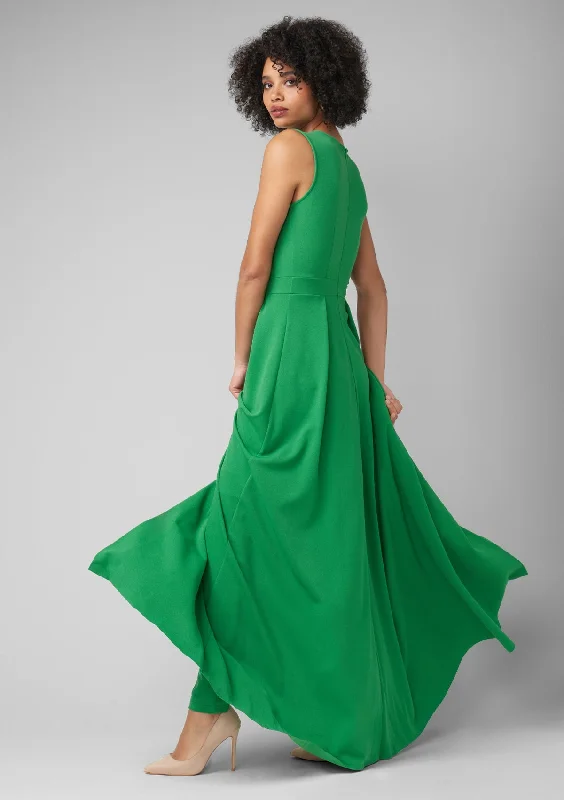 Tall Milan Jumpsuit With Skirt Overlay Tall Milan Jumpsuit With Skirt Overlay