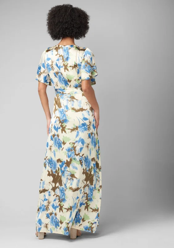 Tall Vera Silky Floral Maxi Dress Tall Vera Silky Floral Maxi Dress